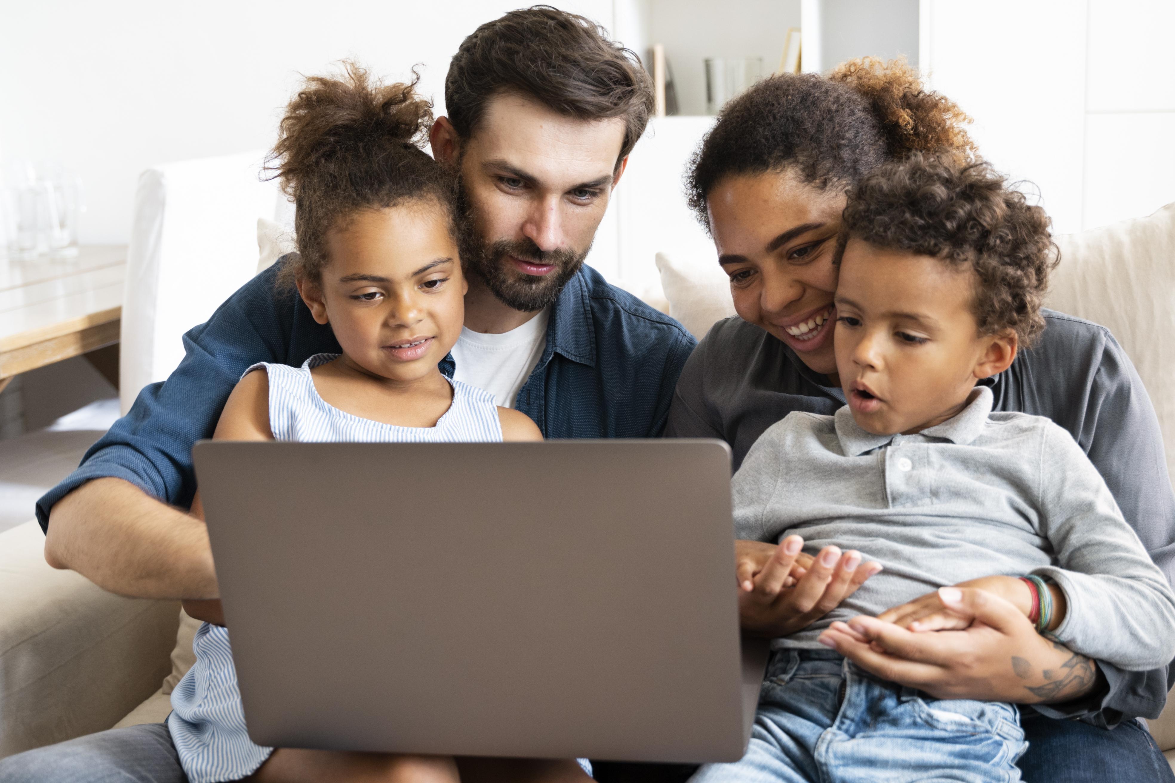 family-spending-time-together-home