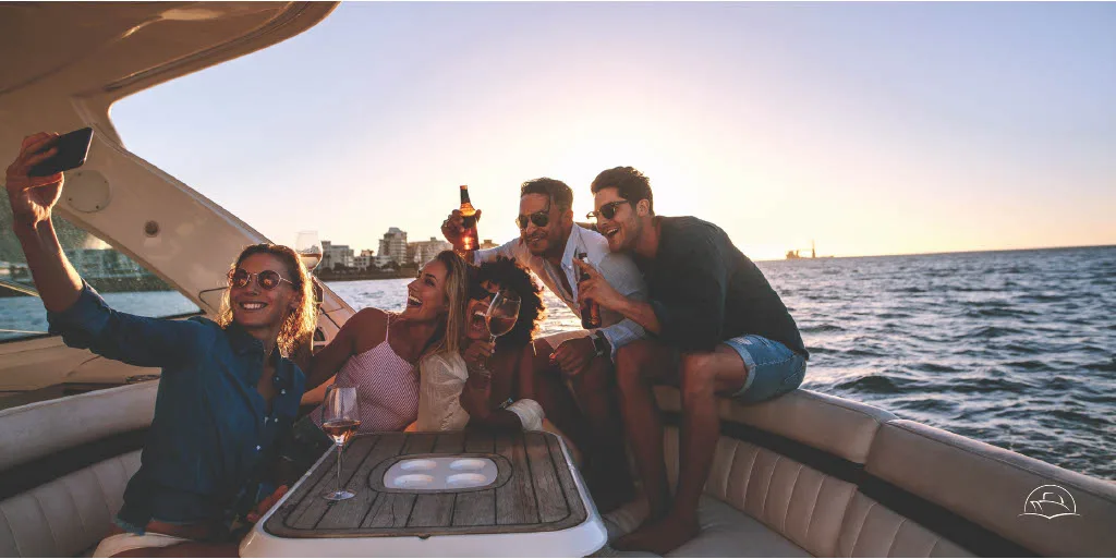 Carefree Boat Club members boarding a boat without the hassles of ownership.